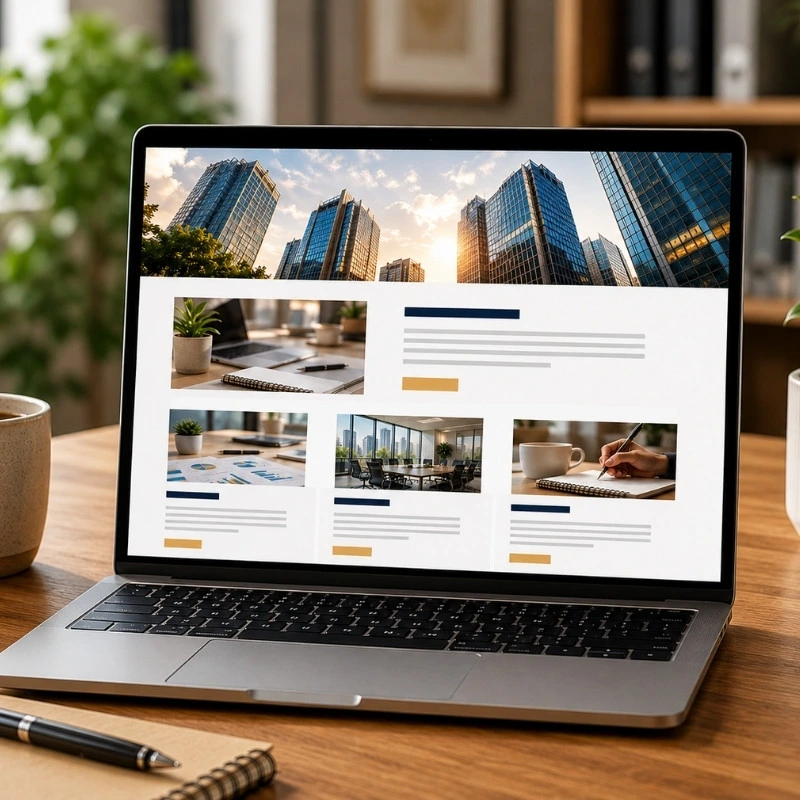 Professional newsletter design service example
